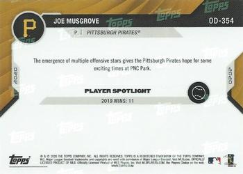 2020 Topps Now Road to Opening Day Pittsburgh Pirates #OD-354 Joe Musgrove Back