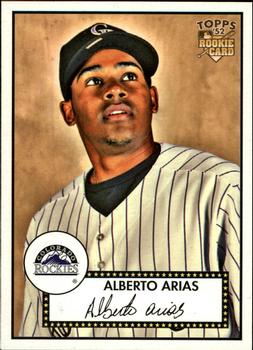 2007 Topps Rookie 1952 Edition - Black Back #82 Alberto Arias Front