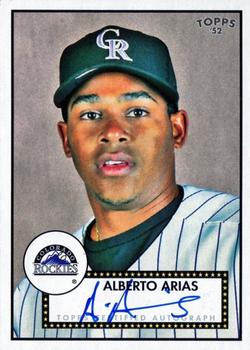 2007 Topps Rookie 1952 Edition - Signatures #52S-AA Alberto Arias Front