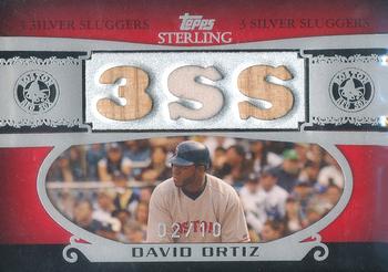 2007 Topps Sterling - Stardom Relics Triple #SS53 David Ortiz Front