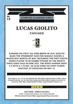 2020 Donruss - Independence Day #12 Lucas Giolito Back
