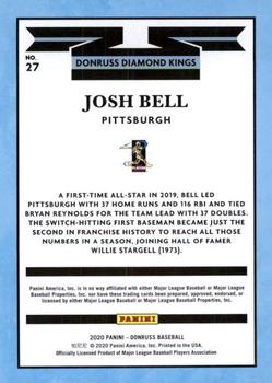 2020 Donruss - Career Stat Line #27 Josh Bell Back