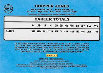 2020 Donruss - Retro 1986 Materials #86M-CJ Chipper Jones Back