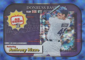 2020 Donruss - As Seen Blue #AS-4 Anthony Rizzo Front