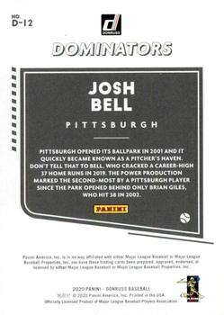 2020 Donruss - Dominators #D-12 Josh Bell Back