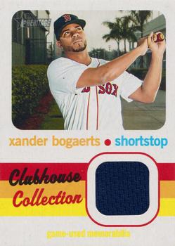 2020 Topps Heritage - Clubhouse Collection Relics #CCR-XB Xander Bogaerts Front