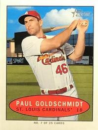 2020 Topps Heritage - 1971 Bazooka Numbered Test #7 Paul Goldschmidt Front