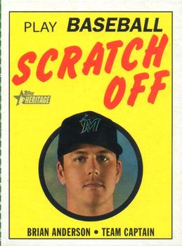 2020 Topps Heritage - 1971 Topps Baseball Scratch-Offs #14 Brian Anderson Front