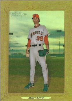 2007 Topps Turkey Red - Chrome Refractors #142 Jered Weaver Front