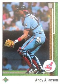 1989 Upper Deck - Blank Back Show Samples #NNO Andy Allanson Front