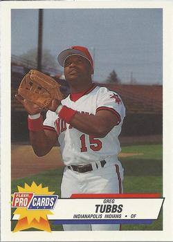 1993 Fleer ProCards Indianapolis Indians SGA #1502 Greg Tubbs Front