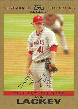 2007 Topps Updates & Highlights - Gold #UH273 John Lackey Front