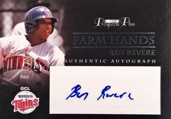2007 TriStar Prospects Plus - Farm Hands Autographs #FH-BR Ben Revere Front