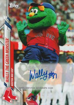 2020 Topps Opening Day - Mascot Autographs #MA-WGM Wally the Green Monster Front