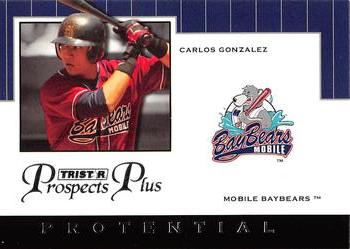 2007 TriStar Prospects Plus - Protential #PT-CG Carlos Gonzalez Front