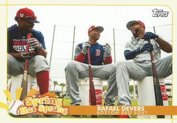 2020 Topps Opening Day - Spring Has Sprung #SHS-20 Rafael Devers Front