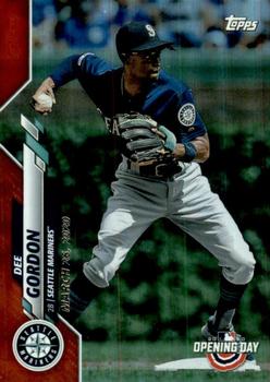 2020 Topps Opening Day - Red Foil #192 Dee Gordon Front