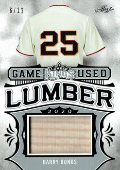 2020 Leaf Lumber Kings - Game Used Lumber Relics Silver #GUL-05 Barry Bonds Front
