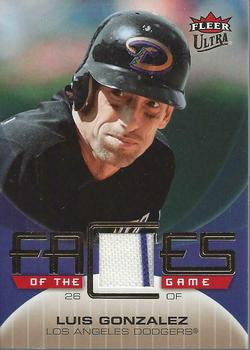 2007 Ultra - Faces of the Game Materials #GF-LG Luis Gonzalez Front
