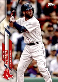 2020 Topps Boston Red Sox #BOS-4 Dustin Pedroia Front