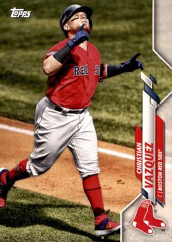 2020 Topps Boston Red Sox #BOS-8 Christian Vazquez Front