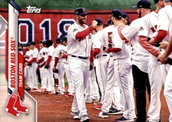 2020 Topps Boston Red Sox #BOS-12 Boston Red Sox Front