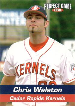 2005 Perfect Game Cedar Rapids Kernels #23 Chris Walston Front
