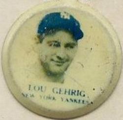 1938 Our National Game Pins (PM8) #NNO Lou Gehrig Front
