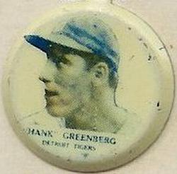1938 Our National Game Pins (PM8) #NNO Hank Greenberg Front