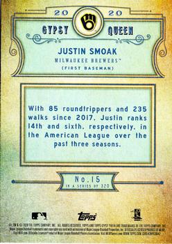 2020 Topps Gypsy Queen - Green #15 Justin Smoak Back