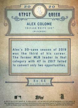 2020 Topps Gypsy Queen - Green #44 Alex Colome Back