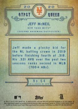 2020 Topps Gypsy Queen - Green #54 Jeff McNeil Back
