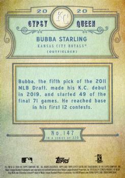 2020 Topps Gypsy Queen - Green #147 Bubba Starling Back