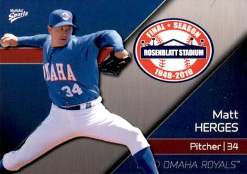 2010 MultiAd Omaha Royals #10 Matt Herges Front
