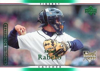 2007 Upper Deck - Predictor Edition Green #19 Mike Rabelo Front