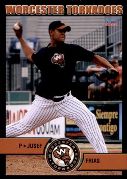 2009 Choice Worcester Tornadoes #19 Jusef Frias Front