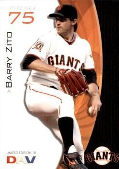 2009 DAV Major League #10 Barry Zito Front