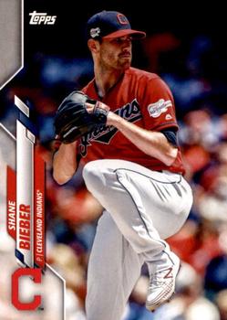 2020 Topps Cleveland Indians #CLE-4 Shane Bieber Front
