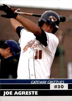 2009 Gateway Grizzlies #NNO Joe Agreste Front