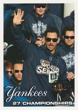 2010 Topps New York Yankees Ring Ceremony #27-2 Jorge Posada Front