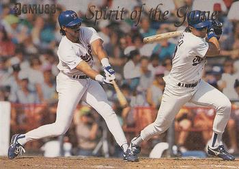 1993 Donruss - Spirit of the Game #SG5 Juan Gonzalez / Jose Canseco Front