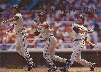 1993 Donruss - Spirit of the Game #SG6 George Bell / Frank Thomas Front