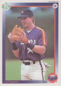 1992 High 5 Reusable Decals - Prototypes #NNO Jeff Bagwell Front