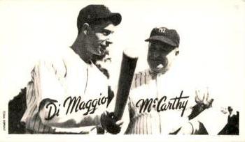 1974 TCMA 1936 Goudey Wide Pens (R314) reprint #NNO Joe DiMaggio / Joe McCarthy Front