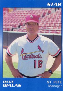 1989 Star St. Petersburg Cardinals - Platinum #27 Dave Bialas Front