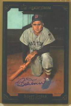 2007 Upper Deck Masterpieces - Box Toppers 5x7 Autographed #MP-11 Bobby Doerr Front