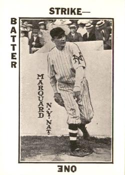 1973 TCMA 1913 Tom Barker Baseball Card Game (WG6) (reprint) #NNO Rube Marquard Front