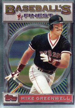 1993 Finest #197 Mike Greenwell Front