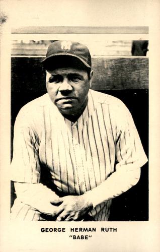 1970 SCFC Old Timer Postcard Series #NNO Babe Ruth Front