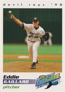 1998 Tampa Bay Devil Rays Stadium Set #9 Eddie Gaillard Front
